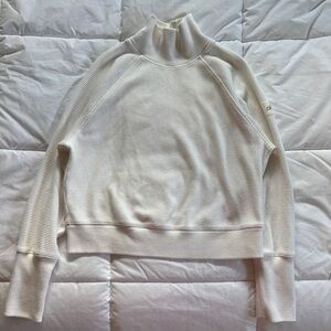 Alo Waffle Knit mock neck